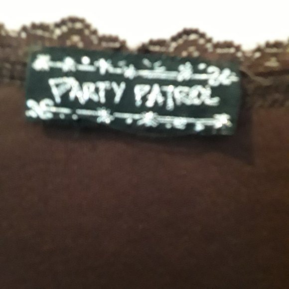VGW-Party Patrol lace lined top - Picture 2 of 10